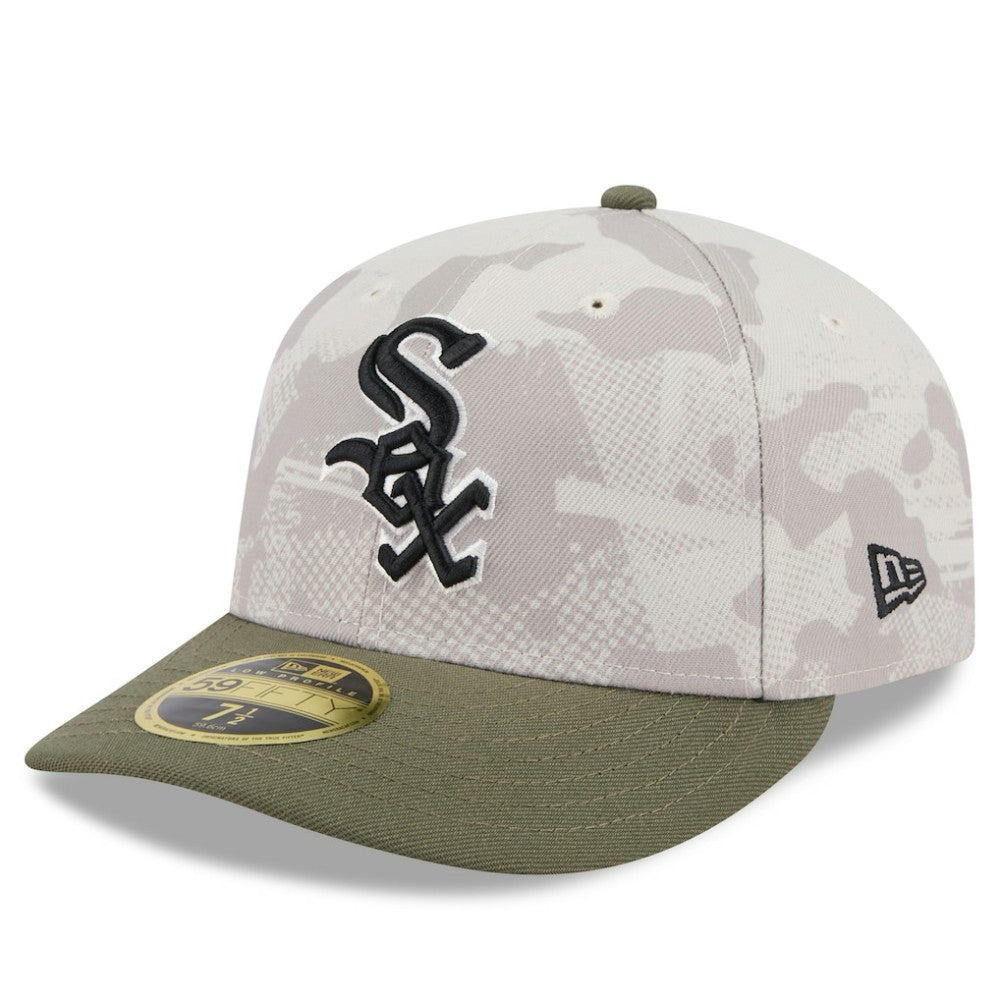 MLB Chicago White Sox New Era 2025 Armed Forces Day Low Profile 59FIFTY Fitted Hat