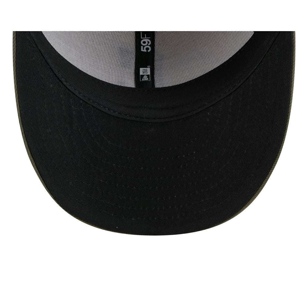 MLB Cleveland Guardians New Era 2025 Armed Forces Day Low Profile 59FIFTY Fitted Hat