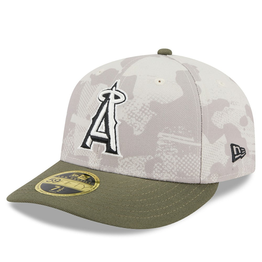 MLB Los Angeles Angels New Era 2025 Armed Forces Day Low Profile 59FIFTY Fitted Hat