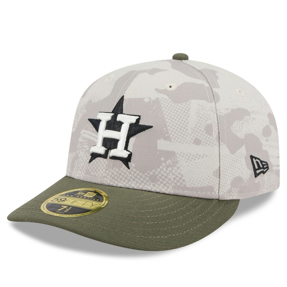MLB Houston Astros New Era 2025 Armed Forces Day Low Profile 59FIFTY Fitted Hat