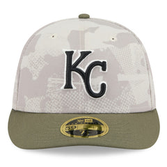 MLB Kansas City Royals New Era 2025 Armed Forces Day Low Profile 59FIFTY Fitted Hat