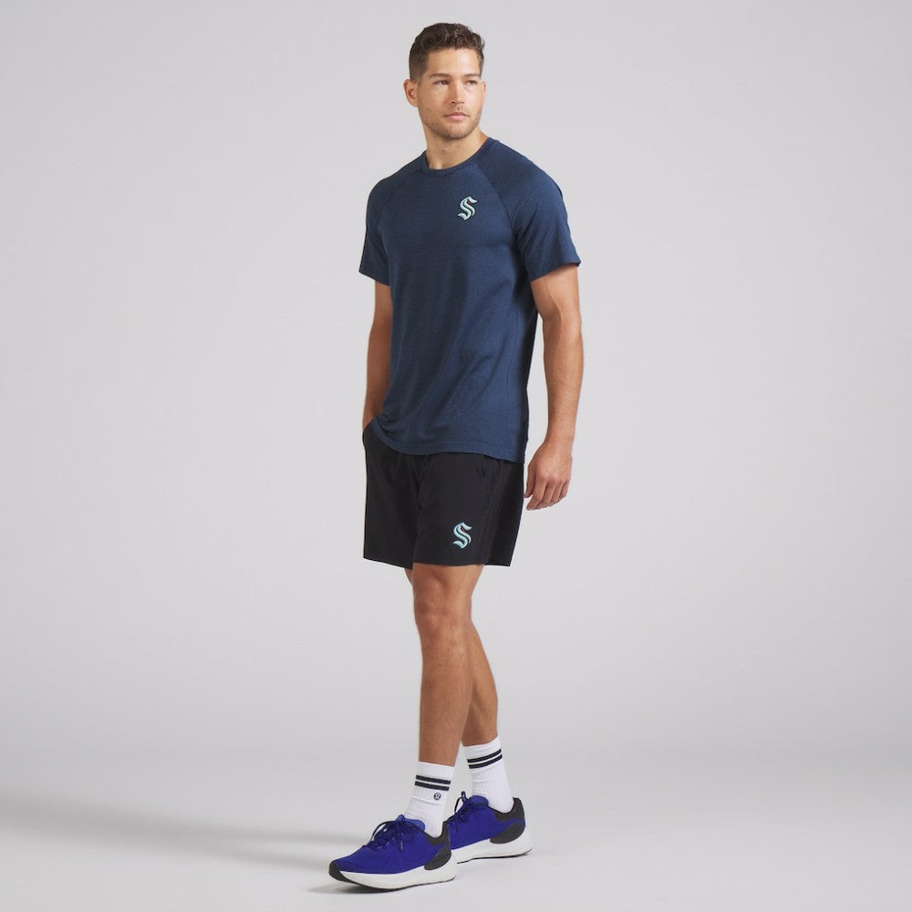 NHL Mineral Blue|Mineral Blue Seattle Kraken lululemon Metal Vent Tech Short-Sleeve Shirt