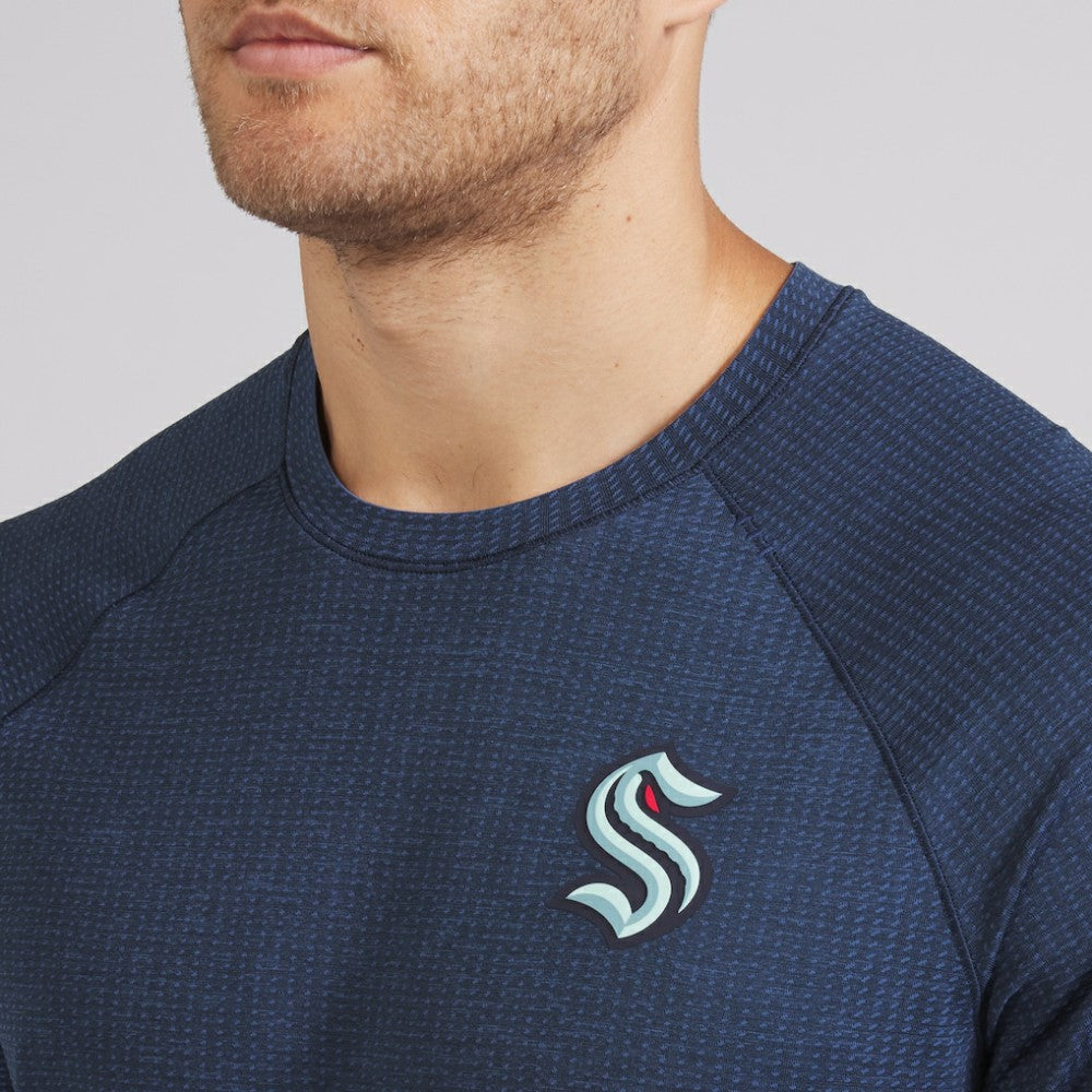 NHL Mineral Blue|Mineral Blue Seattle Kraken lululemon Metal Vent Tech Short-Sleeve Shirt