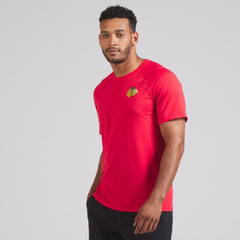 NHL True Red|True Red Chicago Blackhawks lululemon Metal Vent Tech Short-Sleeve Shirt