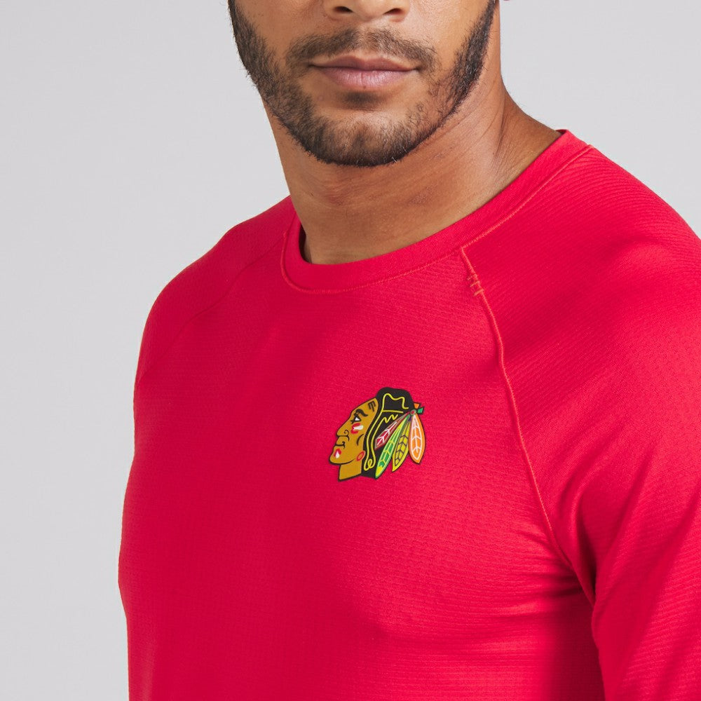 NHL True Red|True Red Chicago Blackhawks lululemon Metal Vent Tech Short-Sleeve Shirt