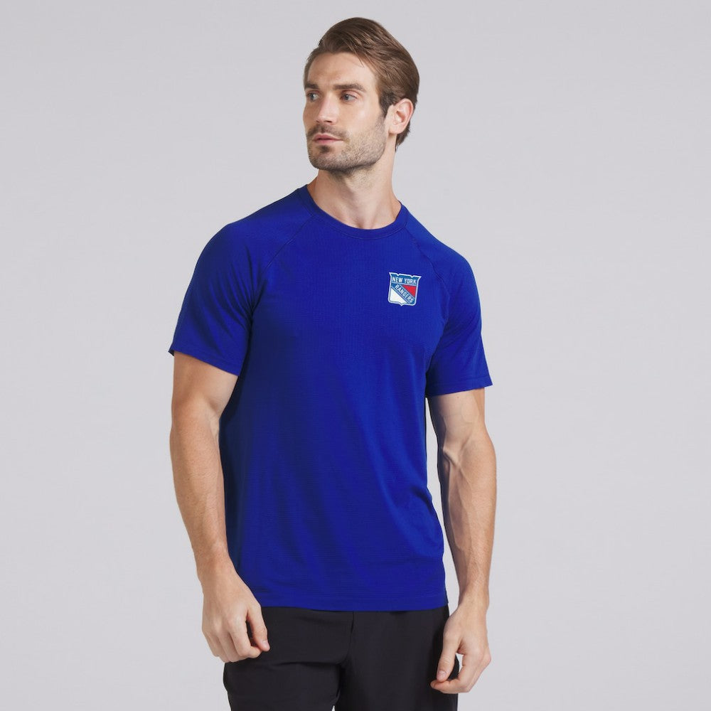 NHL College Cobalt|College Cobalt New York Rangers lululemon Metal Vent Tech Short-Sleeve Shirt