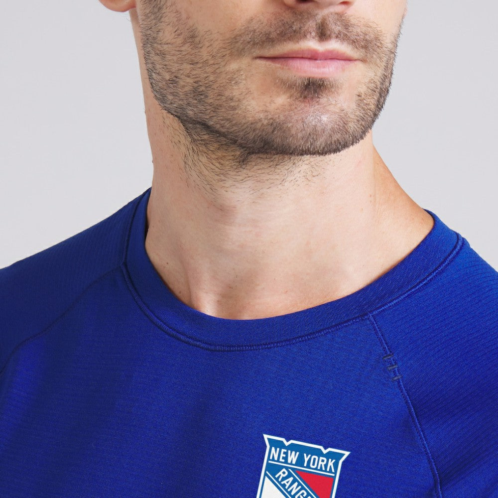 NHL College Cobalt|College Cobalt New York Rangers lululemon Metal Vent Tech Short-Sleeve Shirt
