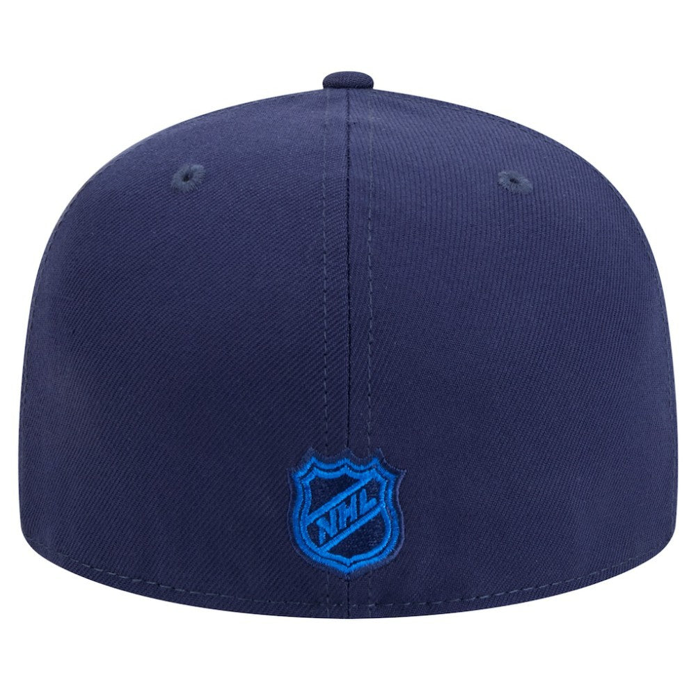 NHL Navy Winnipeg Jets New Era Core 59FIFTY Fitted Hat