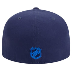 NHL Navy Winnipeg Jets New Era Core 59FIFTY Fitted Hat