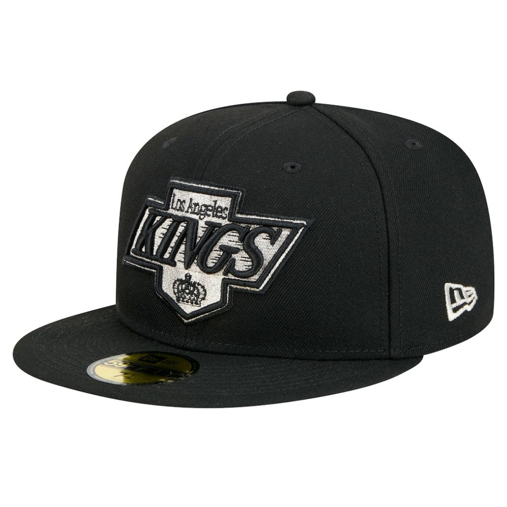 NHL Black Los Angeles Kings New Era Core 59FIFTY Fitted Hat