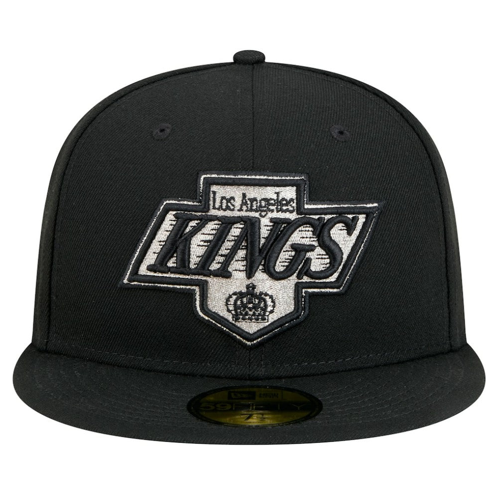 NHL Black Los Angeles Kings New Era Core 59FIFTY Fitted Hat