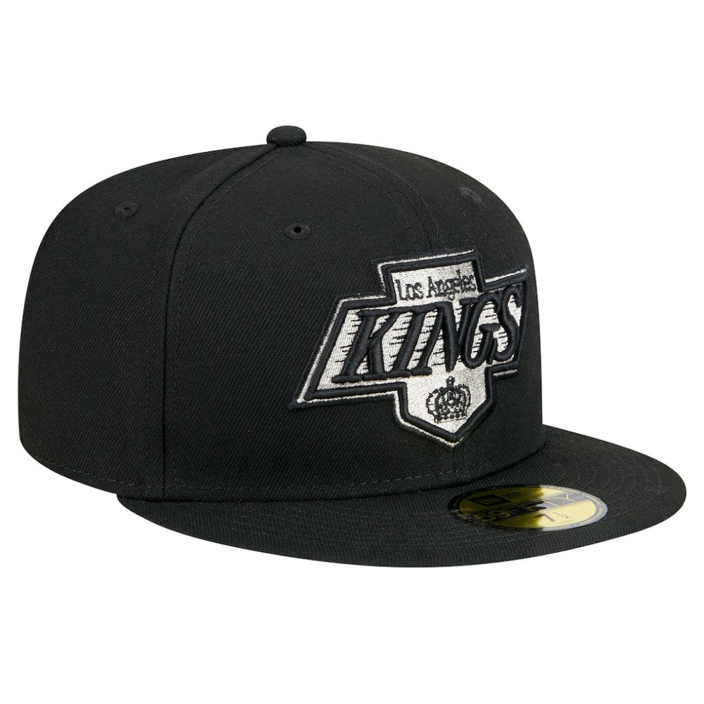 NHL Black Los Angeles Kings New Era Core 59FIFTY Fitted Hat