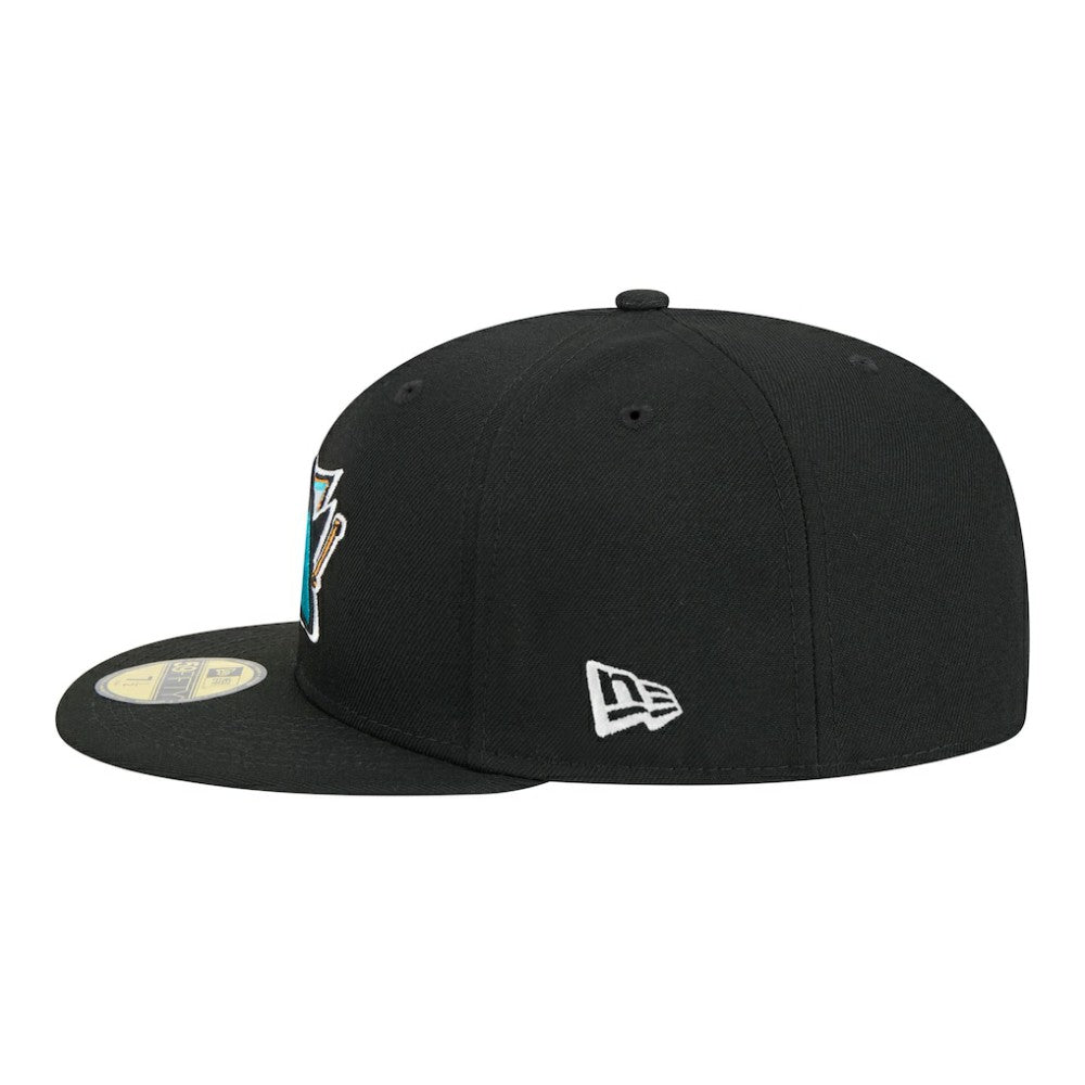 NHL Black San Jose Sharks New Era Core 59FIFTY Fitted Hat