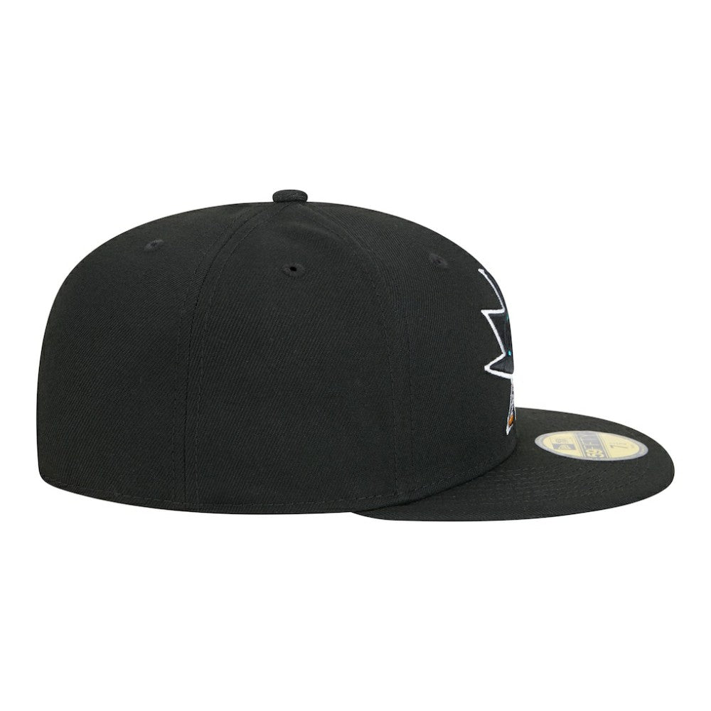 NHL Black San Jose Sharks New Era Core 59FIFTY Fitted Hat