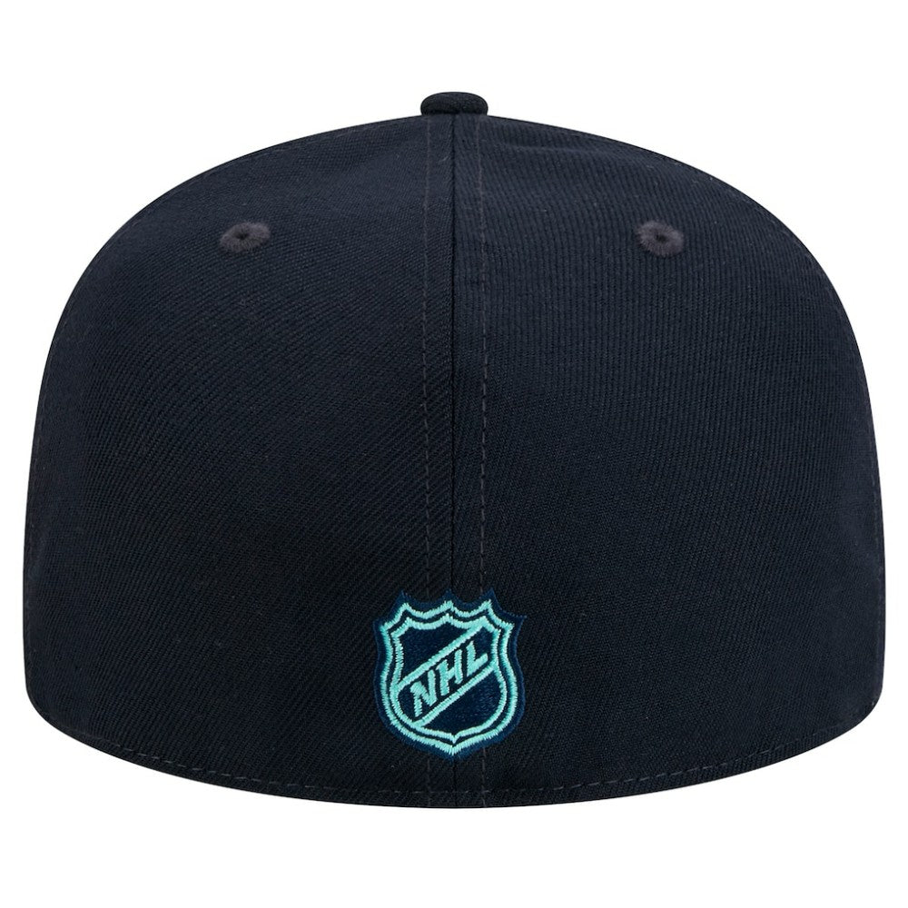 NHL Navy Seattle Kraken New Era Core 59FIFTY Fitted Hat