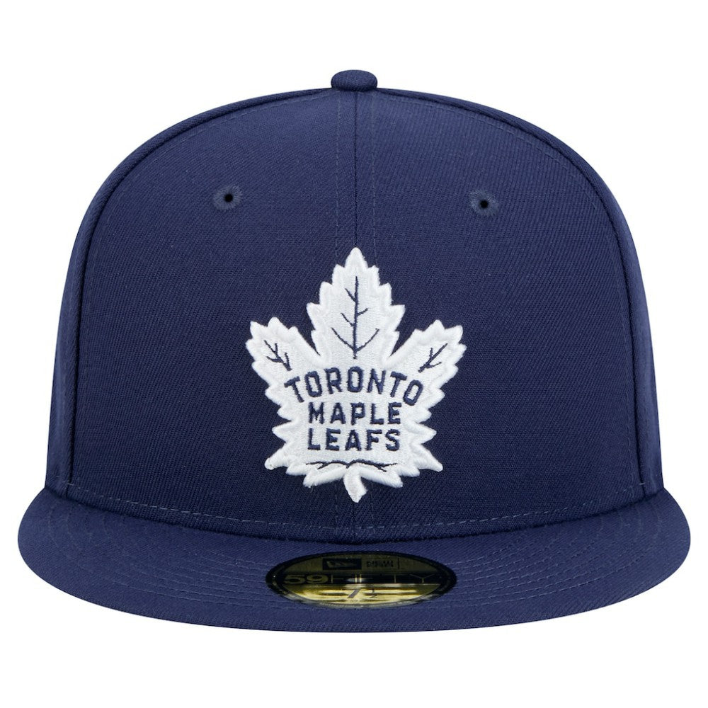 NHL Navy Toronto Maple Leafs New Era Core 59FIFTY Fitted Hat