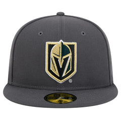 NHL Charcoal Vegas Golden Knights New Era Core 59FIFTY Fitted Hat