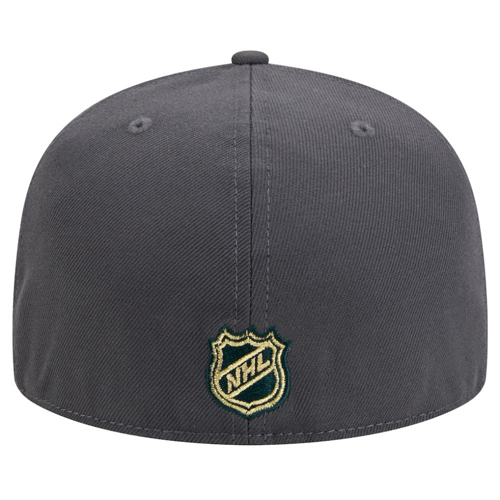 NHL Charcoal Vegas Golden Knights New Era Core 59FIFTY Fitted Hat