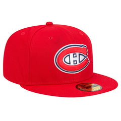 NHL Red Montreal Canadiens New Era Core 59FIFTY Fitted Hat