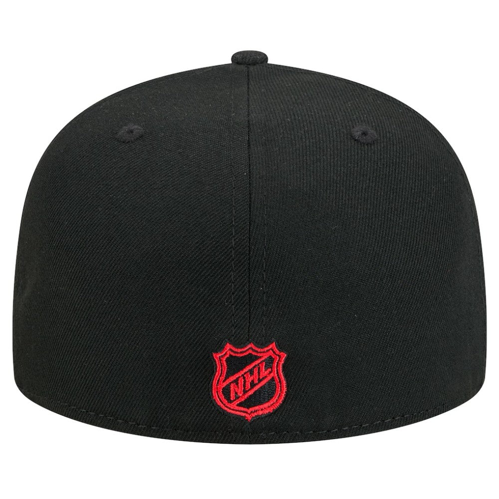 NHL Black Chicago Blackhawks New Era Core 59FIFTY Fitted Hat