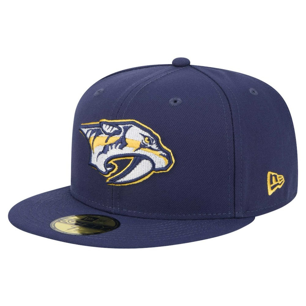 NHL Navy Nashville Predators New Era Core 59FIFTY Fitted Hat
