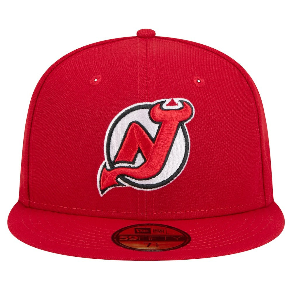 NHL Red New Jersey Devils New Era Core 59FIFTY Fitted Hat