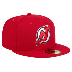 NHL Red New Jersey Devils New Era Core 59FIFTY Fitted Hat
