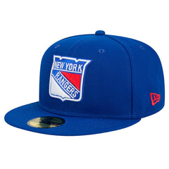 NHL Blue New York Rangers New Era Core 59FIFTY Fitted Hat