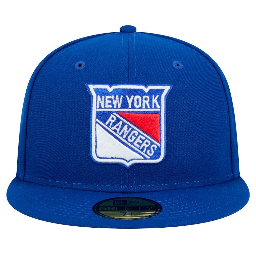 NHL Blue New York Rangers New Era Core 59FIFTY Fitted Hat