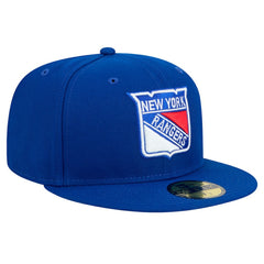 NHL Blue New York Rangers New Era Core 59FIFTY Fitted Hat