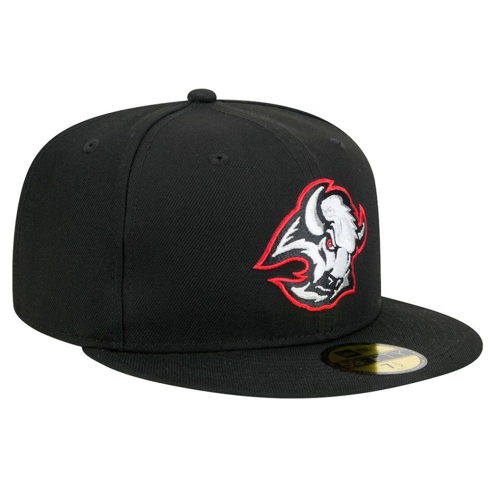 NHL Black Buffalo Sabres New Era Core 59FIFTY Fitted Hat