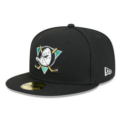 NHL Black Anaheim Ducks New Era Core 59FIFTY Fitted Hat