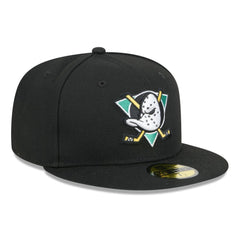 NHL Black Anaheim Ducks New Era Core 59FIFTY Fitted Hat