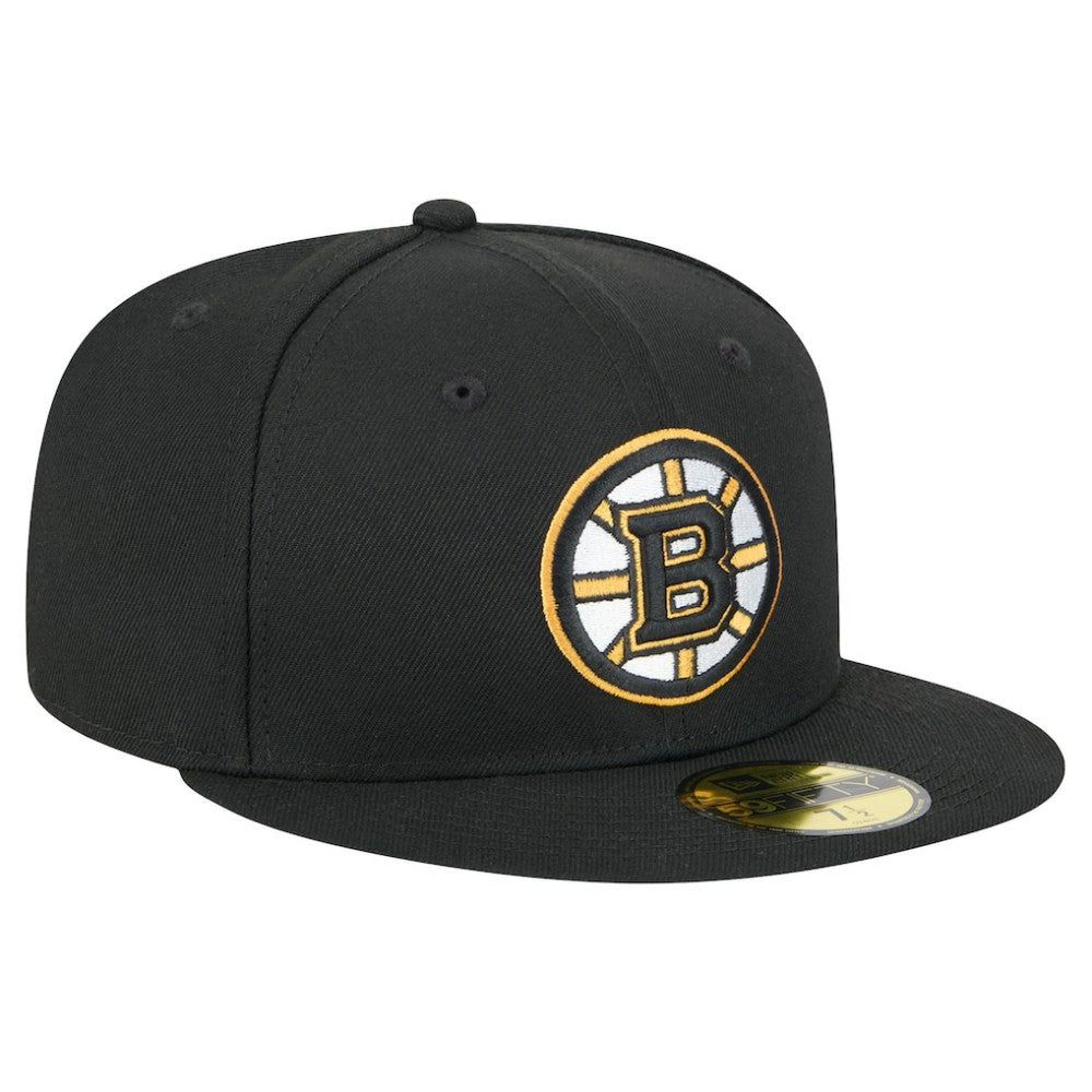 NHL Black Boston Bruins New Era Core 59FIFTY Fitted Hat