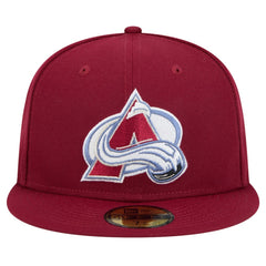 NHL Burgundy Colorado Avalanche New Era Core 59FIFTY Fitted Hat