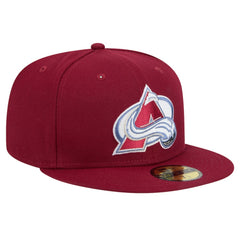 NHL Burgundy Colorado Avalanche New Era Core 59FIFTY Fitted Hat