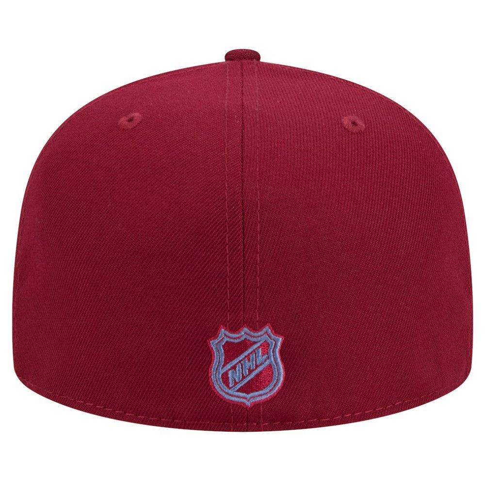 NHL Burgundy Colorado Avalanche New Era Core 59FIFTY Fitted Hat