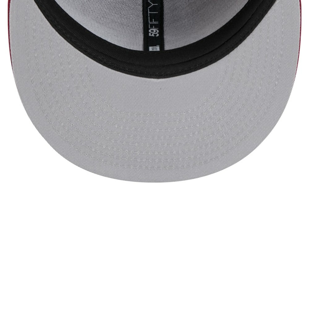 NHL Burgundy Colorado Avalanche New Era Core 59FIFTY Fitted Hat
