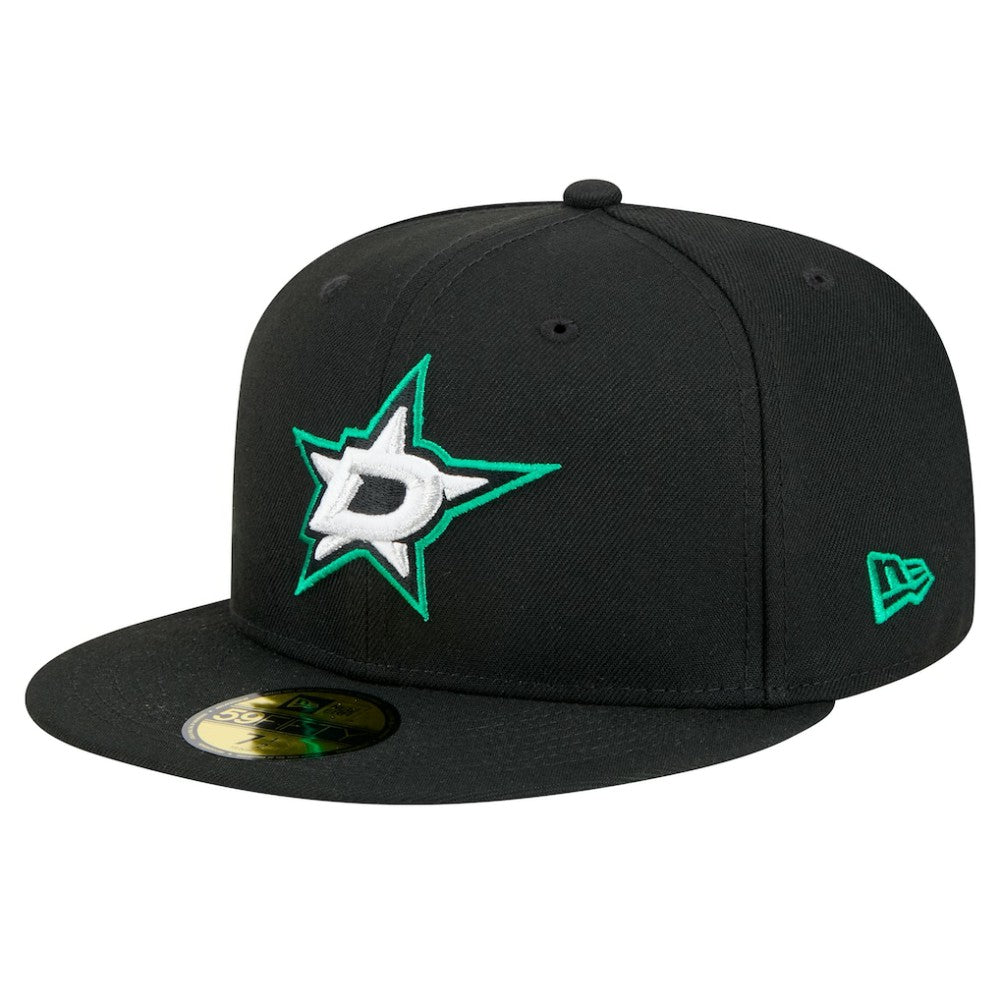 NHL Black Dallas Stars New Era Core 59FIFTY Fitted Hat