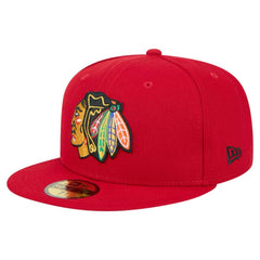 NHL Red Chicago Blackhawks New Era Core 59FIFTY Fitted Hat