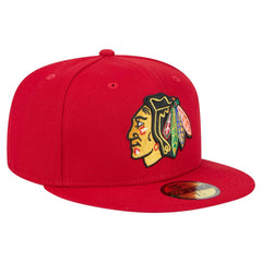 NHL Red Chicago Blackhawks New Era Core 59FIFTY Fitted Hat