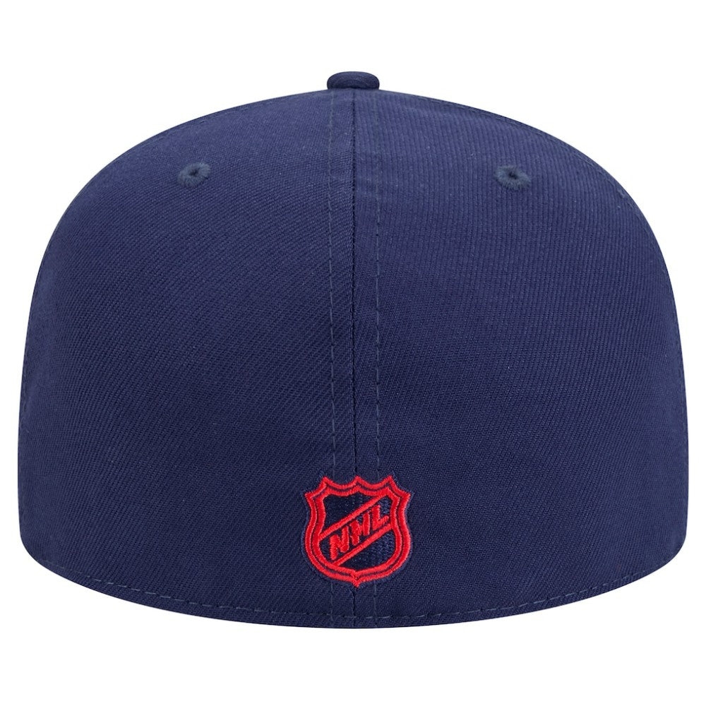 NHL Navy Columbus Blue Jackets New Era Core 59FIFTY Fitted Hat