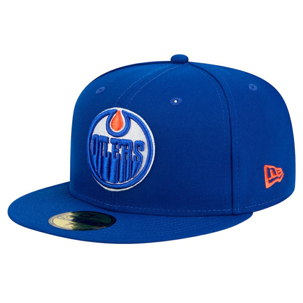 NHL Royal Edmonton Oilers New Era Core 59FIFTY Fitted Hat