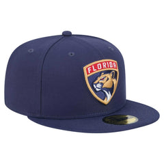 NHL Navy Florida Panthers New Era Core 59FIFTY Fitted Hat