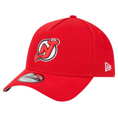 NHL Red New Jersey Devils New Era Core A-Frame 9FORTY Adjustable Hat
