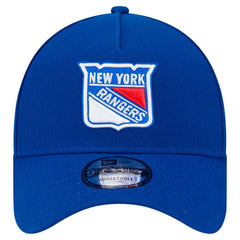 NHL Blue New York Rangers New Era Core A-Frame 9FORTY Adjustable Hat
