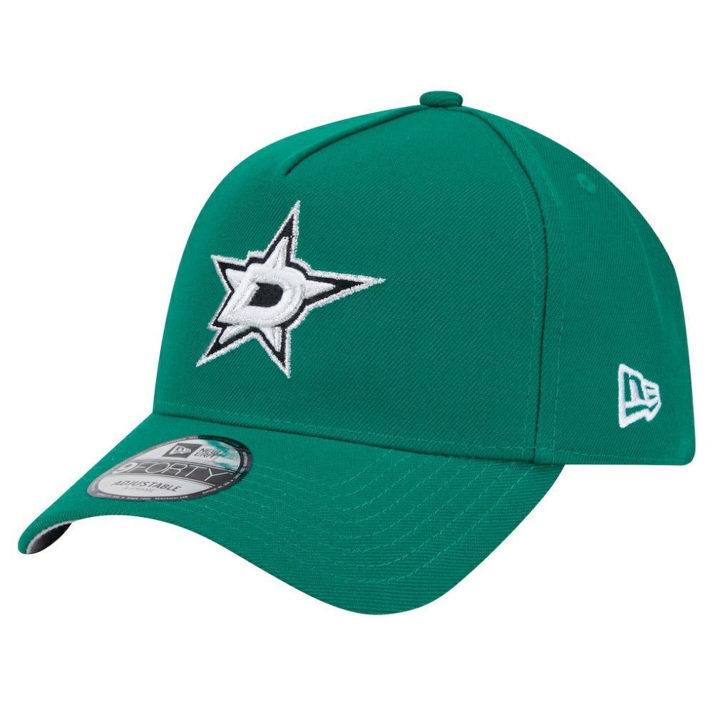 NHL Kelly Green Dallas Stars New Era Core A-Frame 9FORTY Adjustable Hat