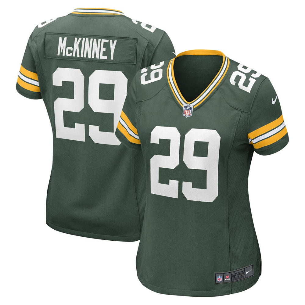 Xavier McKinney  Women's Team Game Jersey - Green Bay Packers