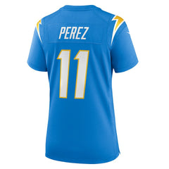 Luis Perez  Women's Team Game Jersey - Los Angeles Chargers