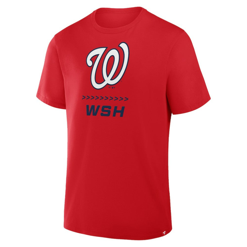 MLB Washington Nationals Fanatics Clubhouse Legacy Side Swipe T-Shirt